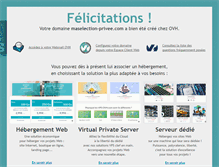 Tablet Screenshot of maselection-privee.com